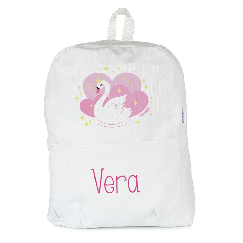Mochila infantil lona cisne Mi Pipo - Nanetes #