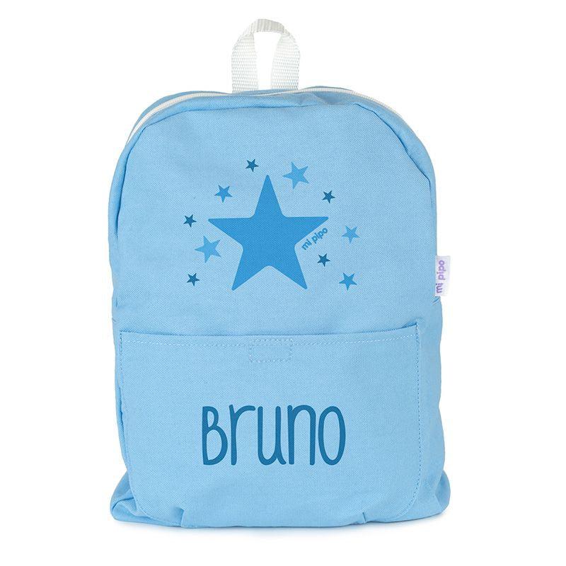 Mochila infantil lona estrellas azul Mi Pipo - Nanetes #
