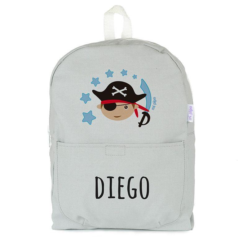 Mochila infantil lona pirata Mi Pipo - Nanetes #
