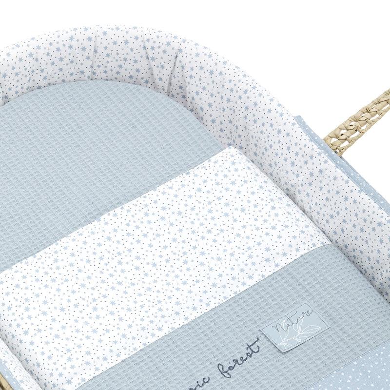 Moises Bebe Mimbre Forest Azul Cambrass - Nanetes #