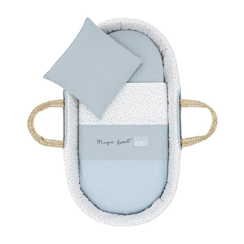 Moises Bebe Mimbre Forest Azul Cambrass - Nanetes #