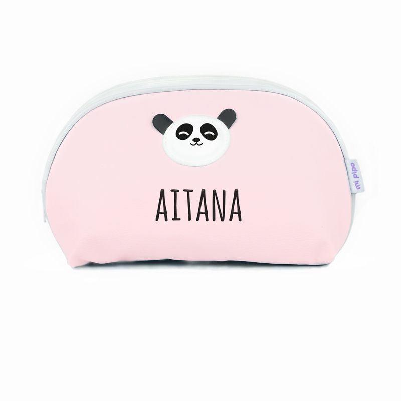 Neceser Bebe Personalizado Panda Rosa Mi Pipo - Nanetes #