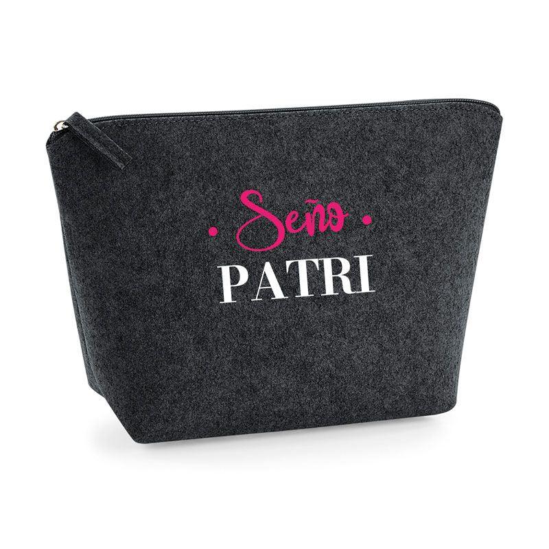 Neceser Shopper fieltro antracita seño - Nanetes #