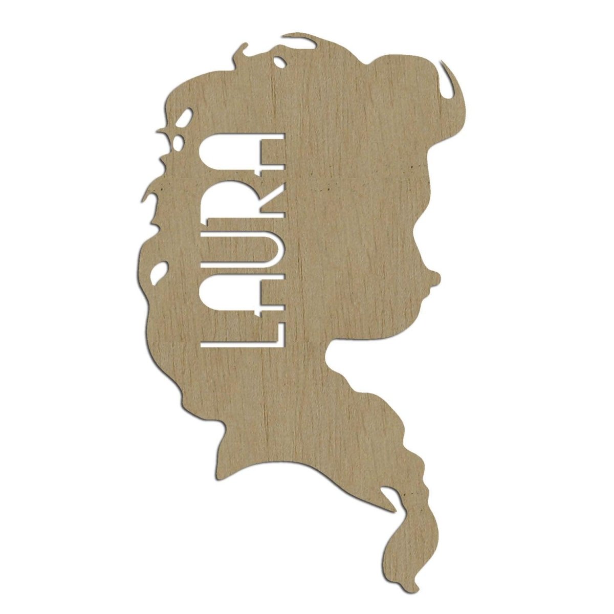 Nombre en Madera Frozen Troquelado - Nanetes