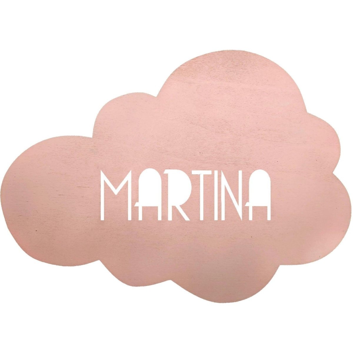 Nombres en Madera Nube Troquelado - Nanetes