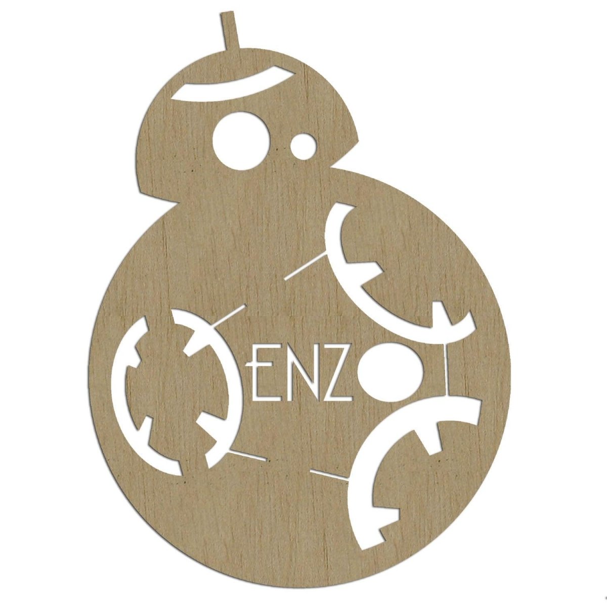 Nombre en Madera Star Wars Troquelado - Nanetes