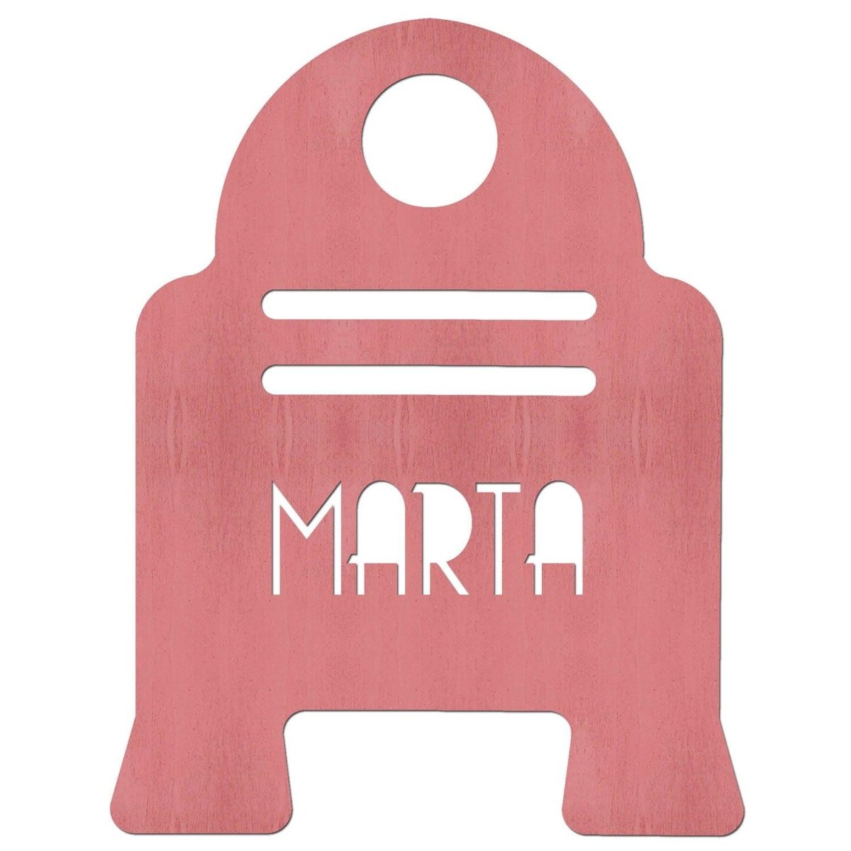 Nombre en Madera Robot Troquelado - Nanetes