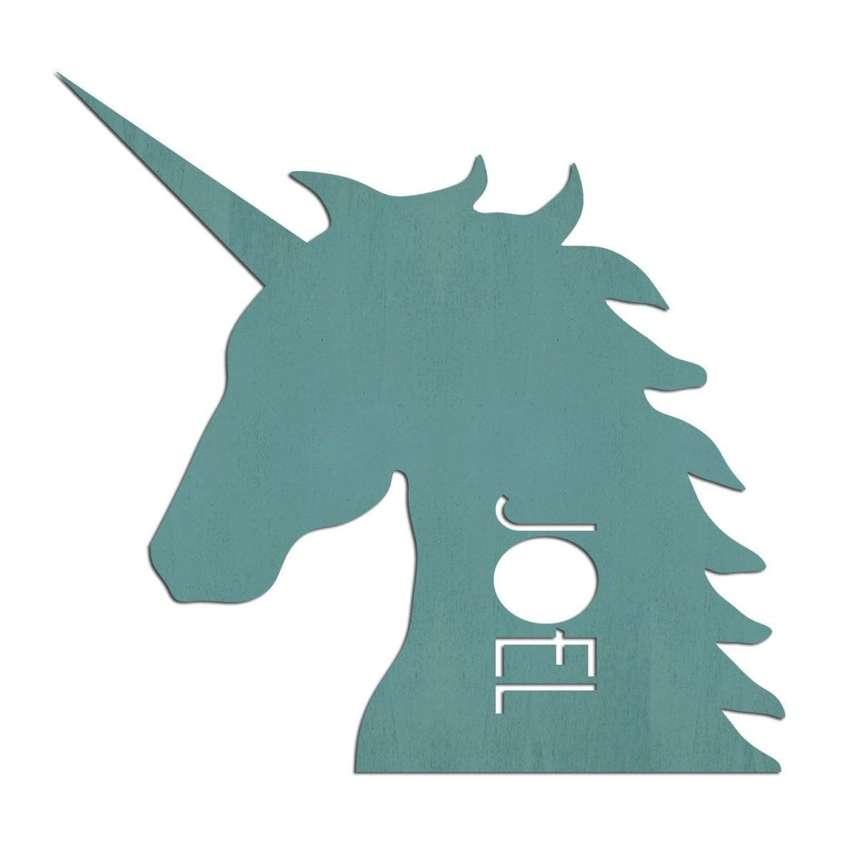 Nombre en Madera Unicornio Troquelado - Nanetes