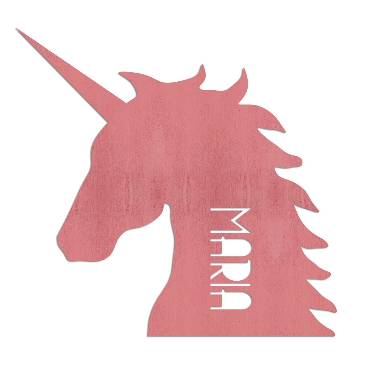 Nombre en Madera Unicornio Troquelado - Nanetes