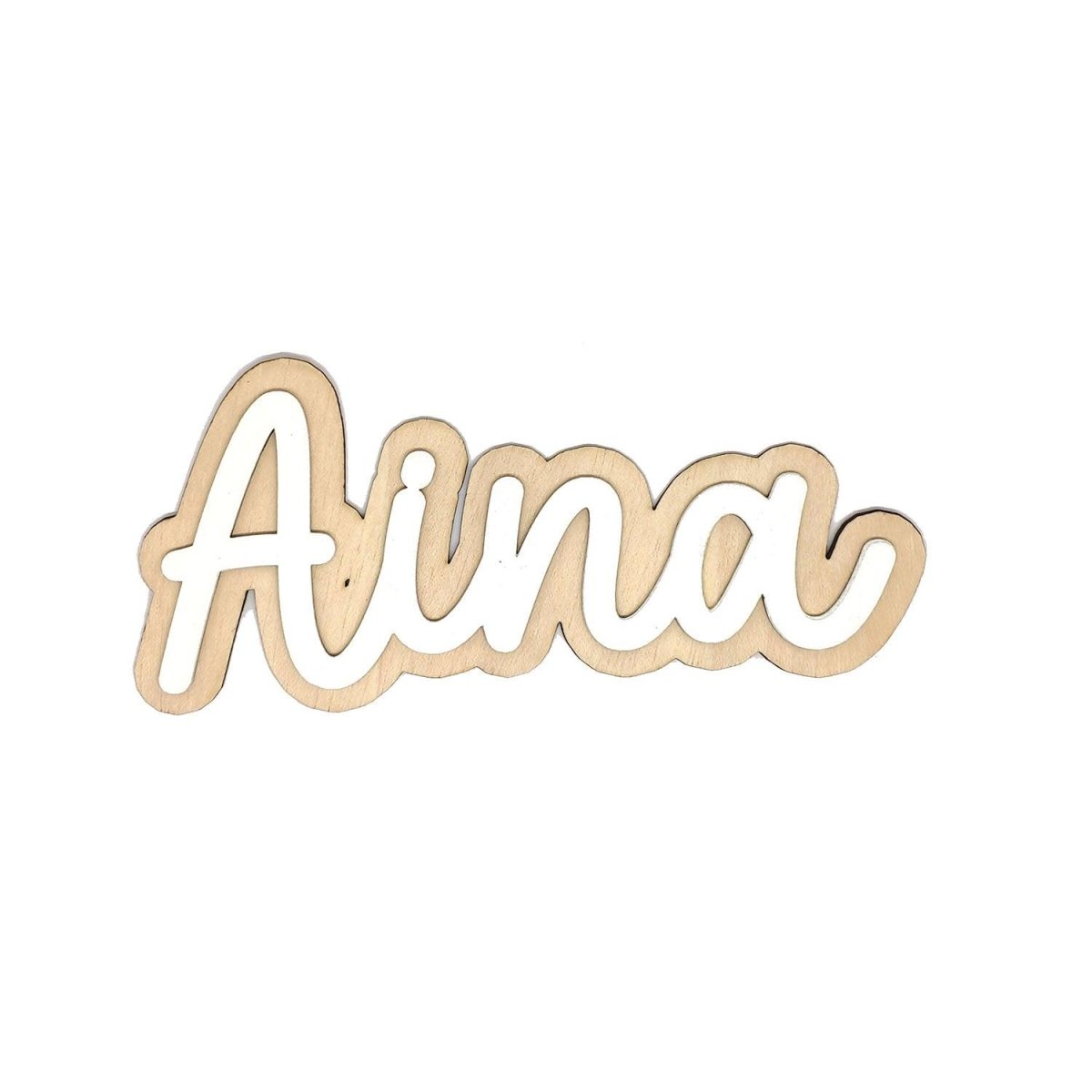 Nombres en Madera Relieve Personalizados - Nanetes