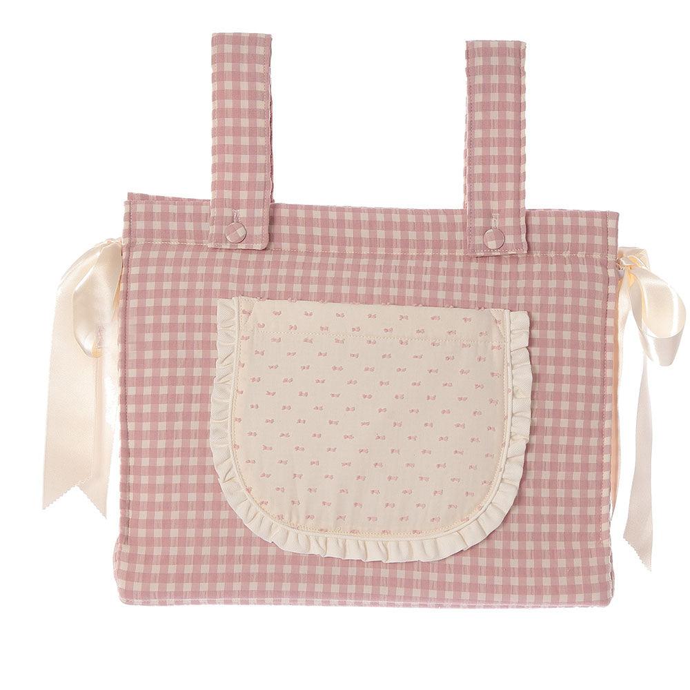 Panera Carro Bebe Vichy Maquillaje Bolsillo Bebiti Nanetes - Nanetes #