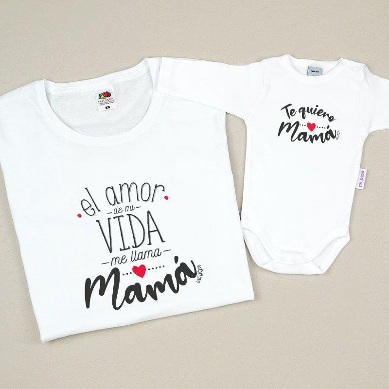Camisetas Mama/Hijo El amor de mi vida - Nanetes #