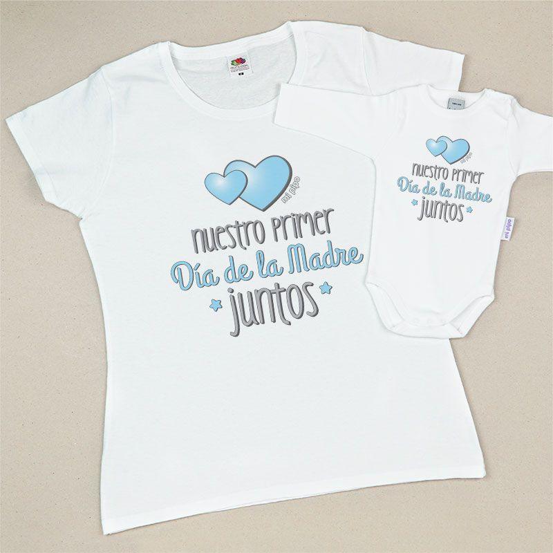 Camisetas Mama/Hijo Primer Dia de la madre - Nanetes #