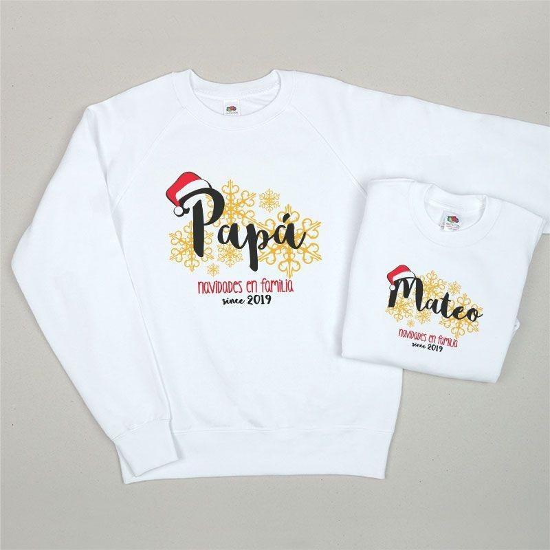 Pack Prendas Papa o Mama con Hijo a juego Mi Pipo Navidad desde - Nanetes #