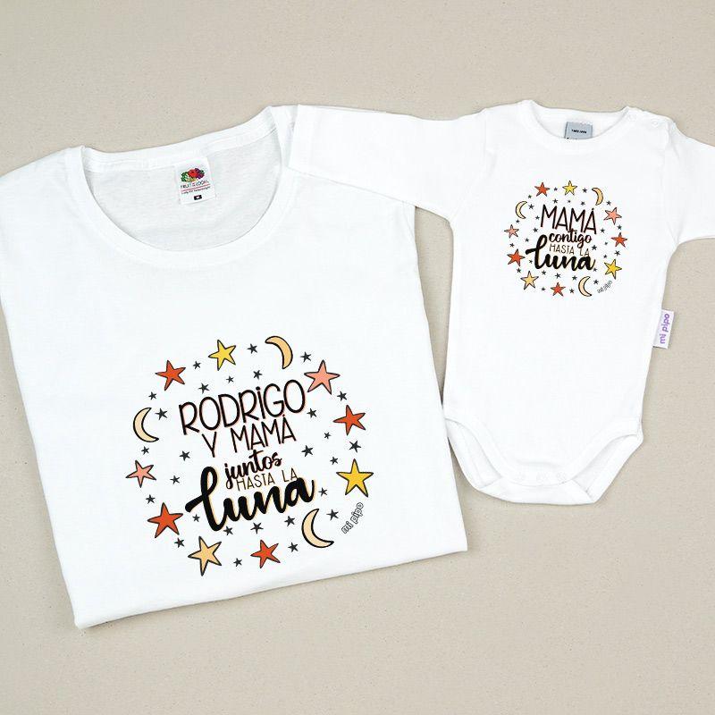 Camisetas Mama/Hijo juntos a la luna Mi Pipo - Nanetes #