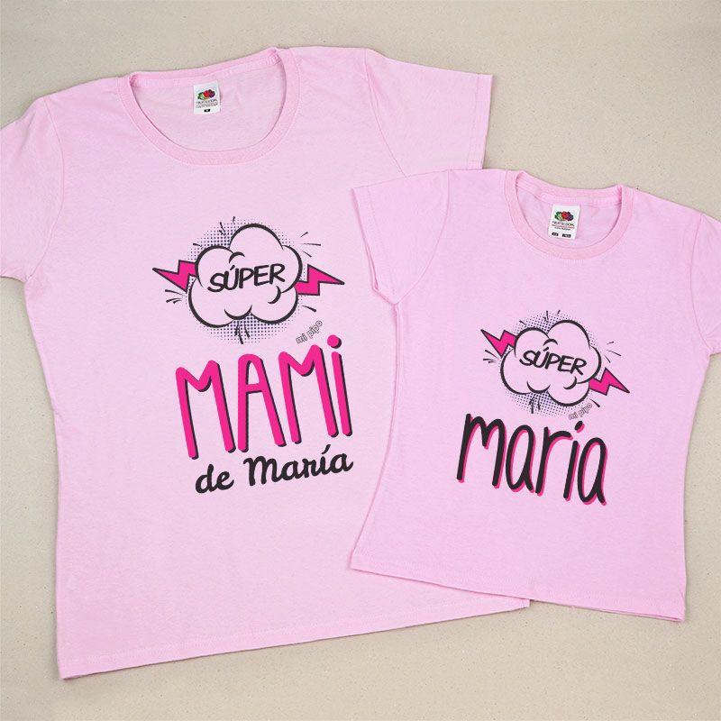 Camisetas Mama/Hijo Súper mami - Nanetes #