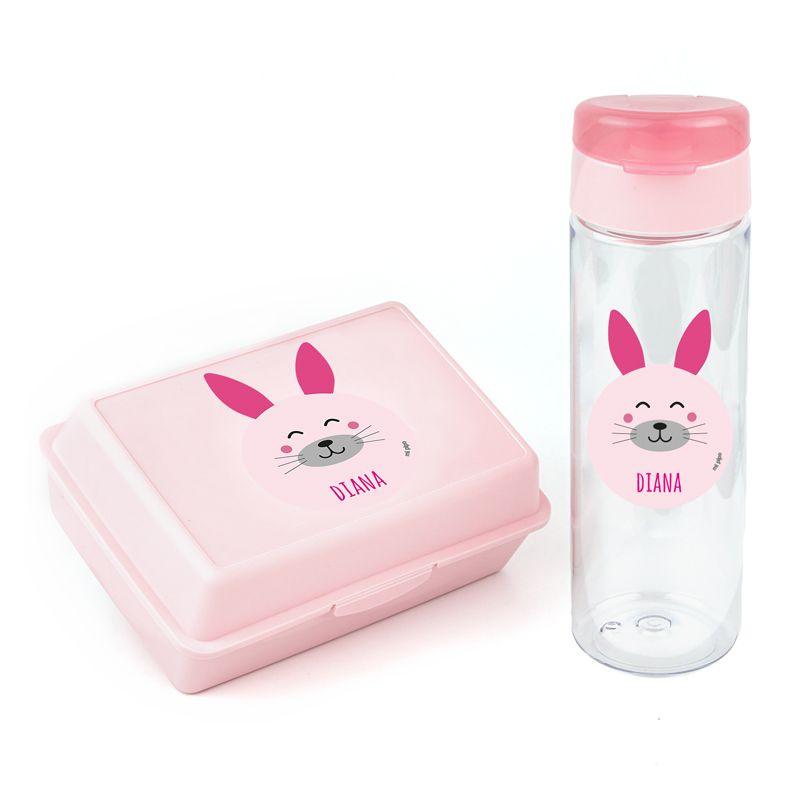 Pack Almuerzo Infantil Personalizado conejita - Nanetes #
