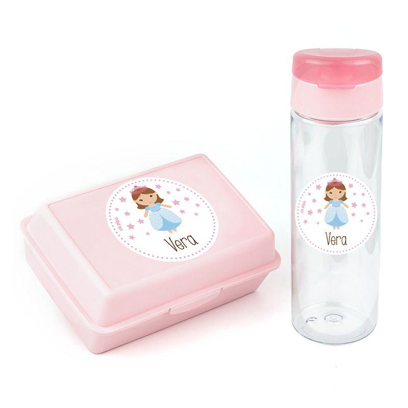 Pack Almuerzo Infantil Personalizado princesa - Nanetes #