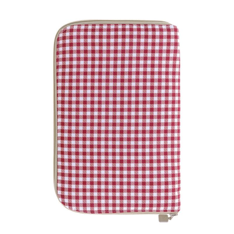 Porta documentos Bebé Vichy Rojo Cambrass - Nanetes #