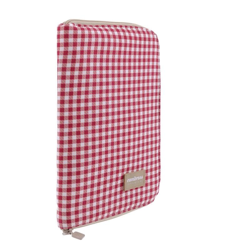 Porta documentos Bebé Vichy Rojo Cambrass - Nanetes #