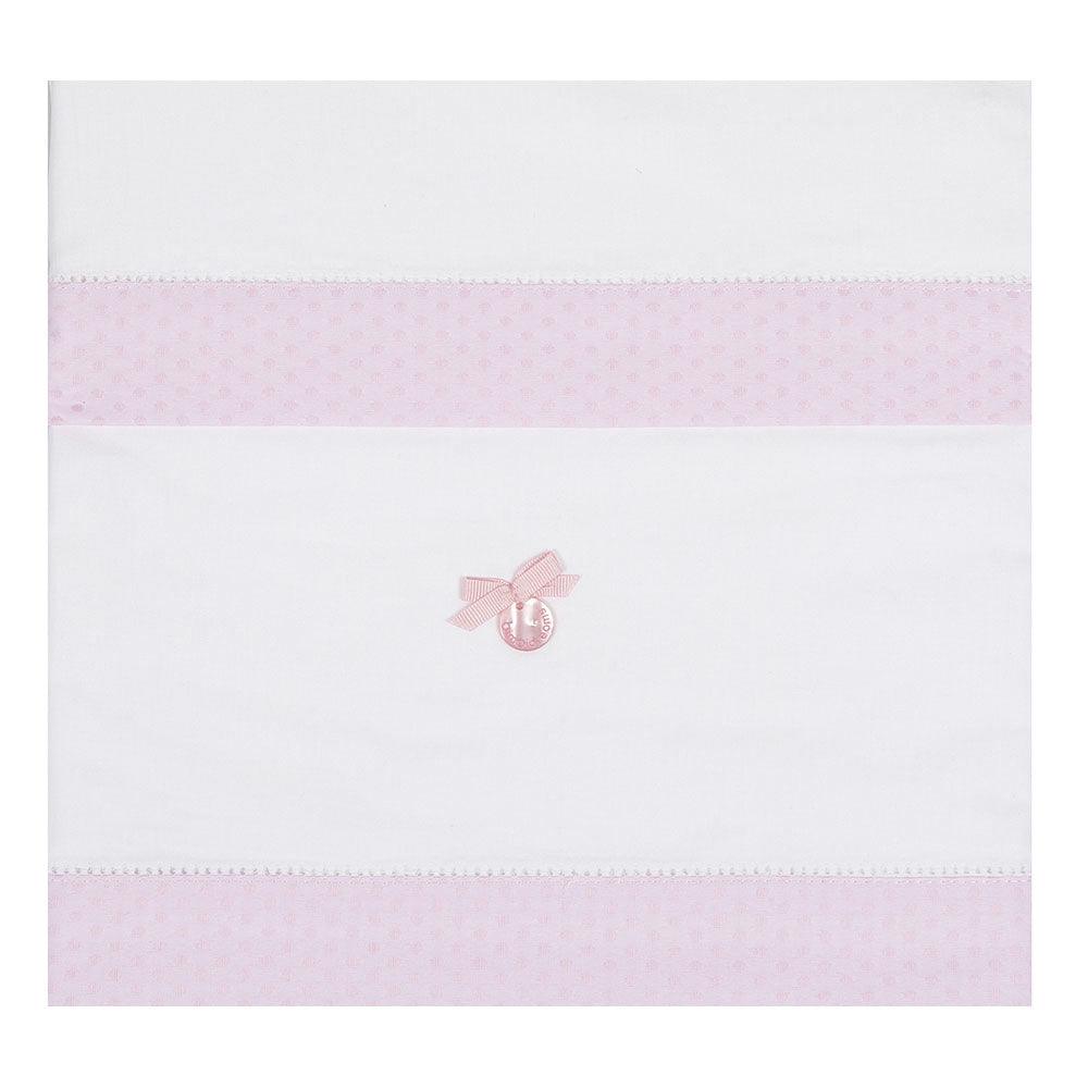 Sábanas Cuna Bebé Algodón Bimbi Class Venecia Rosa - Nanetes #
