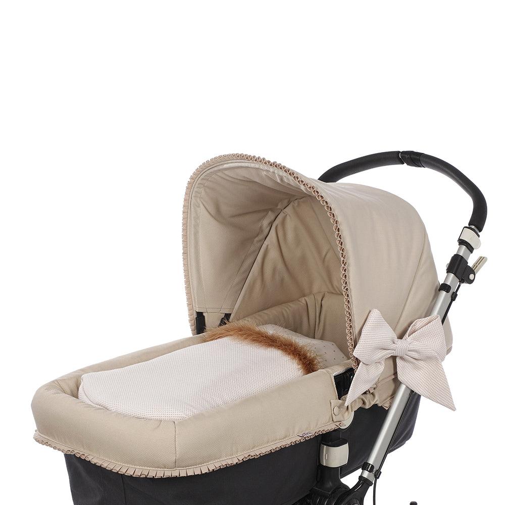 Saco Capazo Bebé Interior A Medida 138 Pelito Camel Bebiti By Nanetes - Nanetes #