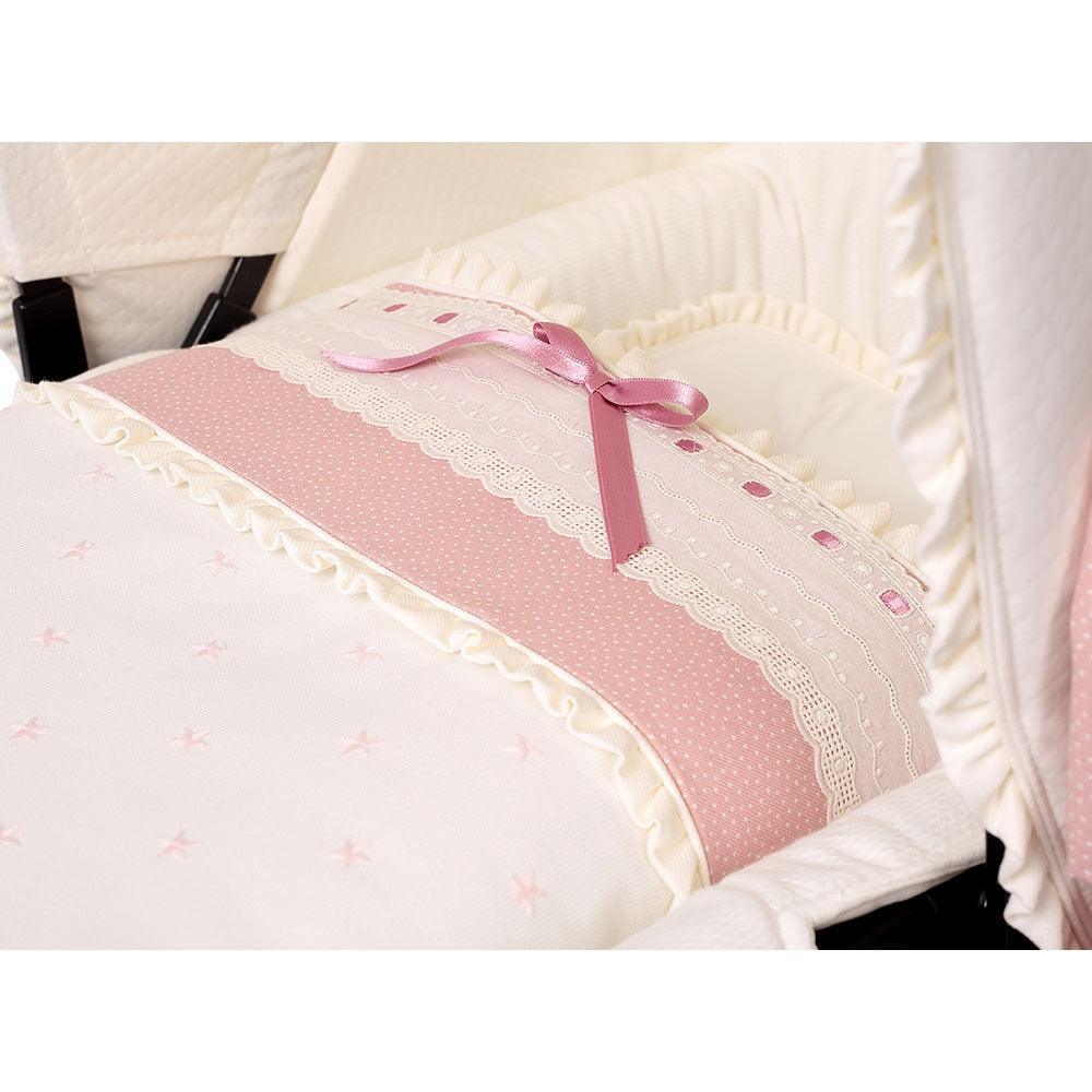 Saco Capazo Bebé Interior A Medida 173 Estrellas Bordadas Bebiti By Nanetes - Nanetes #