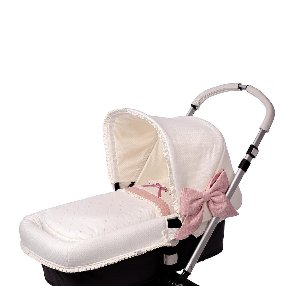 Saco Capazo Bebé Interior A Medida 173 Estrellas Bordadas Bebiti By Nanetes - Nanetes #