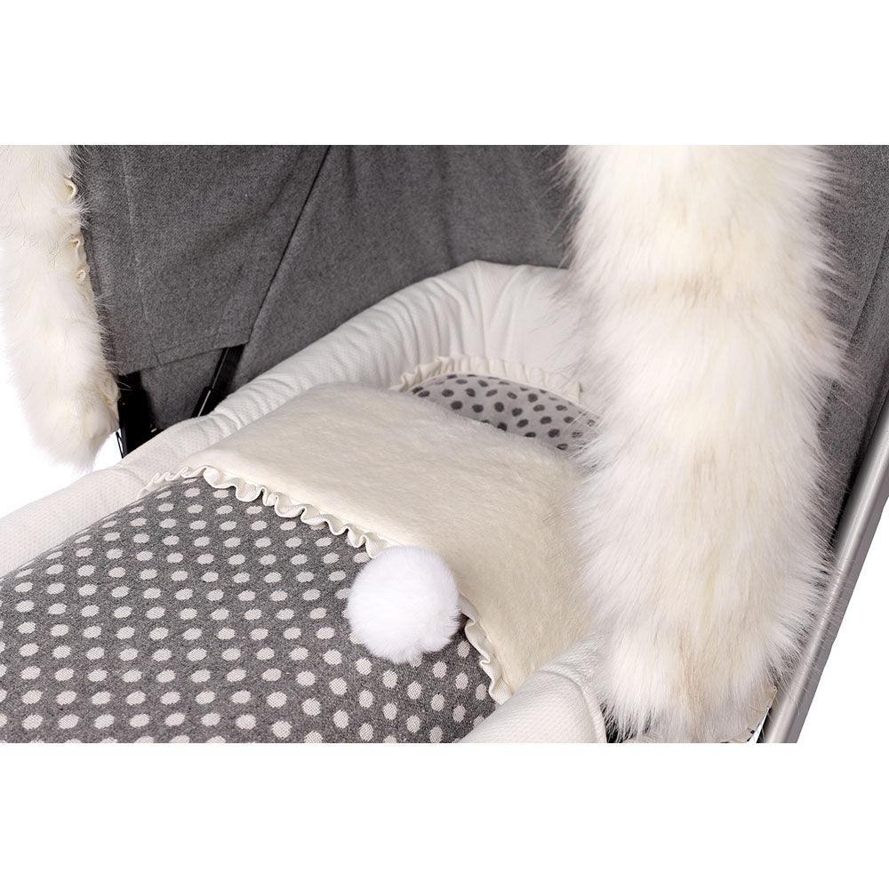 Saco Capazo Bebé Interior A Medida 106 Paño Topos Bebiti By Nanetes - Nanetes #