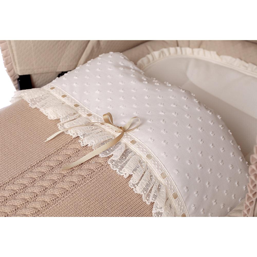 Saco Capazo Bebé Interior A Medida Punto Plumeti Bebiti By Nanetes - Nanetes #