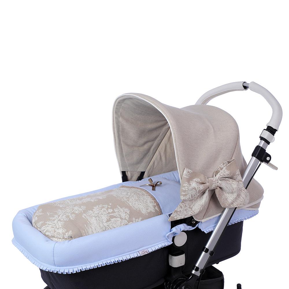 Saco Capazo Bebé Interior A Medida 100 Toile Bebiti By Nanetes - Nanetes #