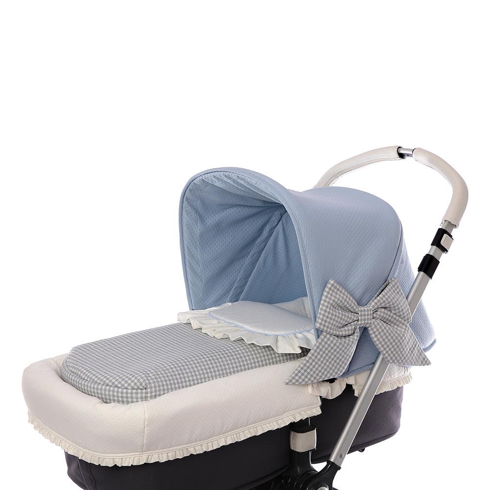 Saco Capazo Bebé a Medida 164 Vichy Bebiti By Nanetes - Nanetes #