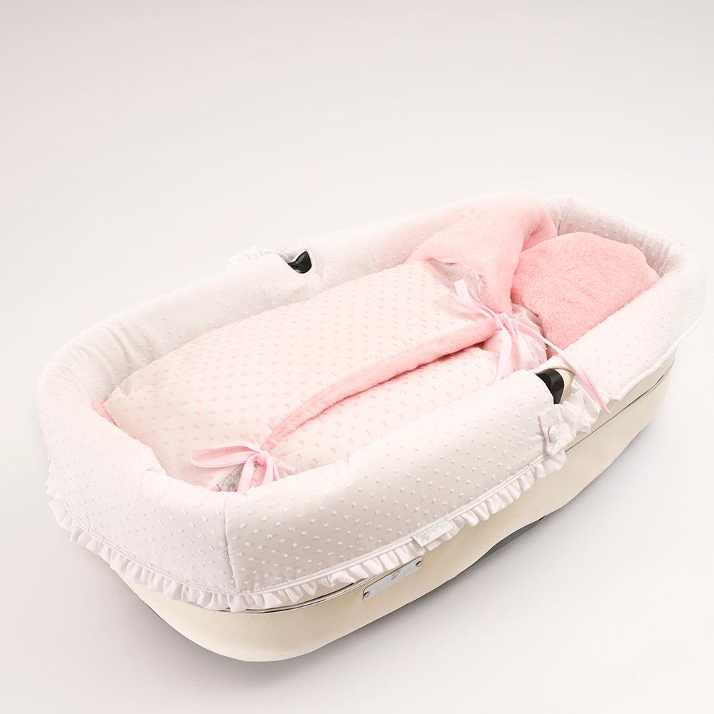 Saco Nana Invierno Bebe Polar 752 PLumeti Rosa Bebiti by Nanetes - Nanetes #