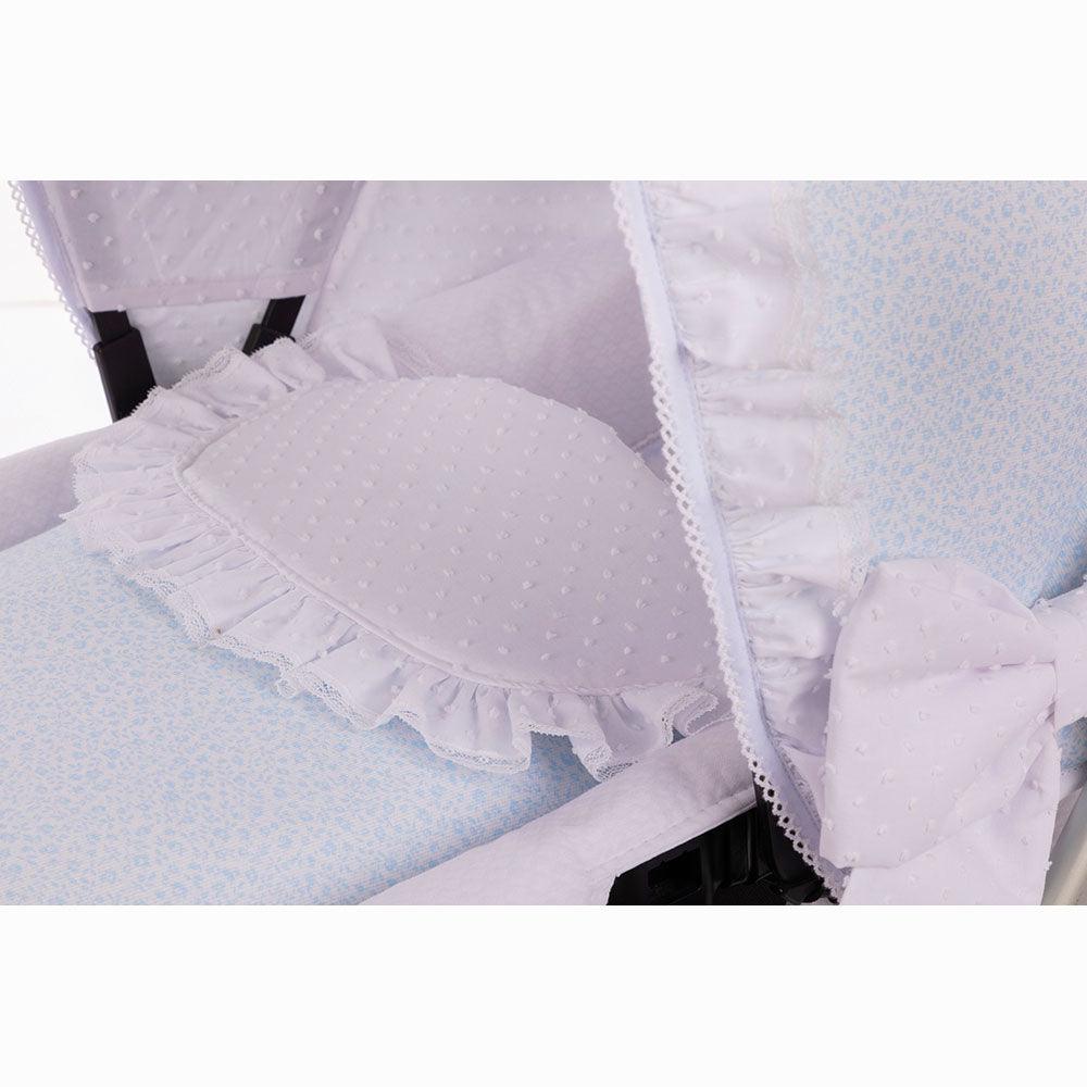 Saco Capazo Bebe 752 flores Bebiti Nanetes - Nanetes #