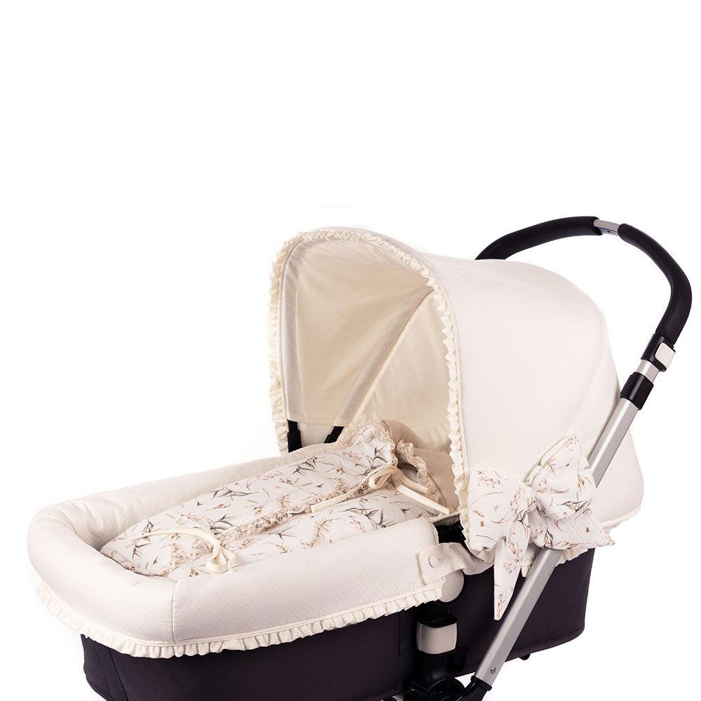 Saco Carro Bebe 217 Flores Bebiti Nanetes - Nanetes #
