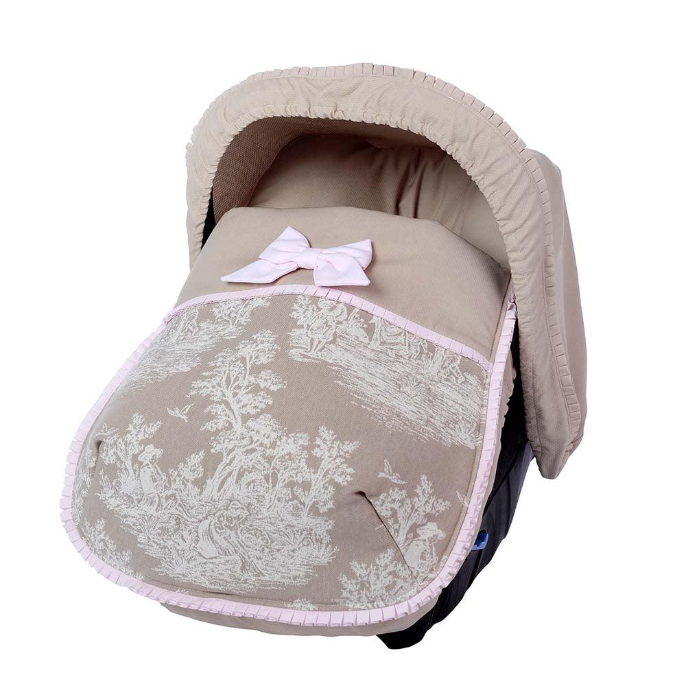 Saco para Maxi Cosi Toile Jouy Camel Bebiti Nanetes - Nanetes #