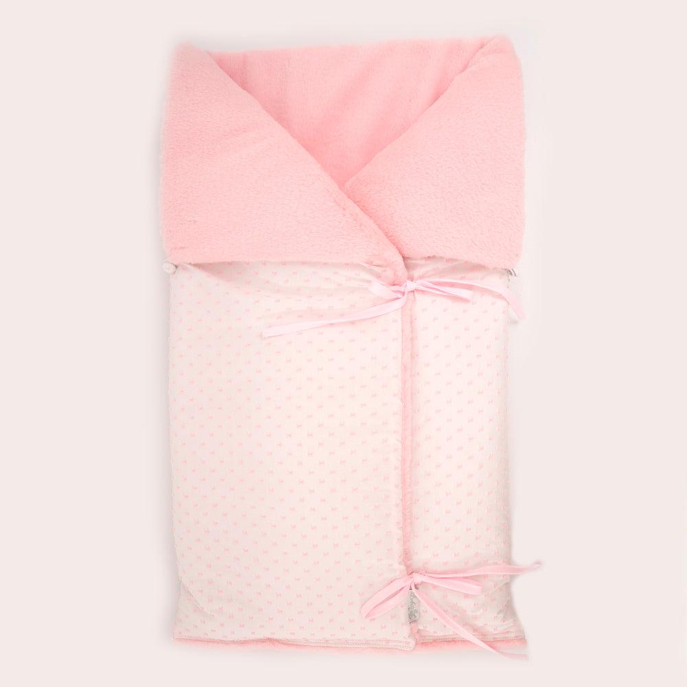 Saco Nana Invierno Bebe Polar 752 PLumeti Rosa Bebiti by Nanetes - Nanetes #