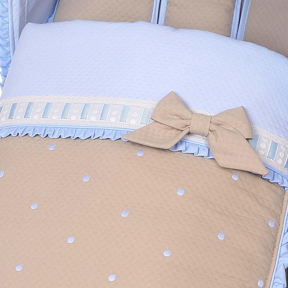 Saco Silla Paseo 828 Topos Bordados Bebiti Nanetes - Nanetes