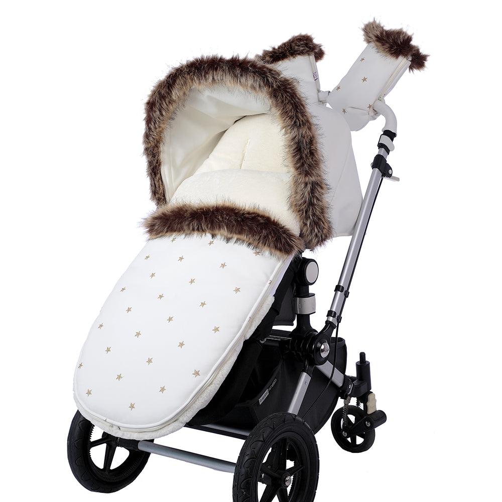 Saco Silla Invierno Paseo Bebé a Medida 107 Polipiel Estrellas Bebiti by Nanetes - Nanetes #