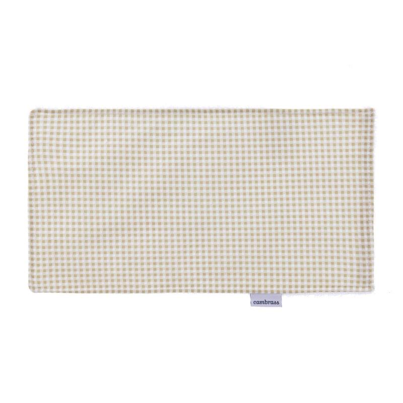 Seca Babas Bebé Cambrass Vichy Beige - Nanetes #