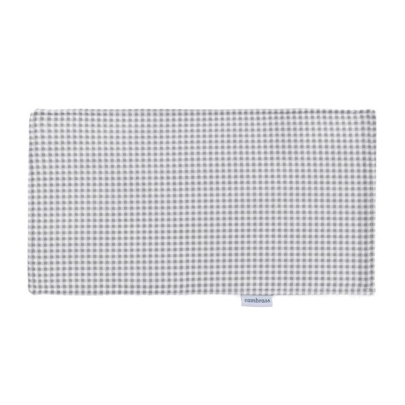 Seca Babas Bebé Cambrass Vichy Gris - Nanetes #