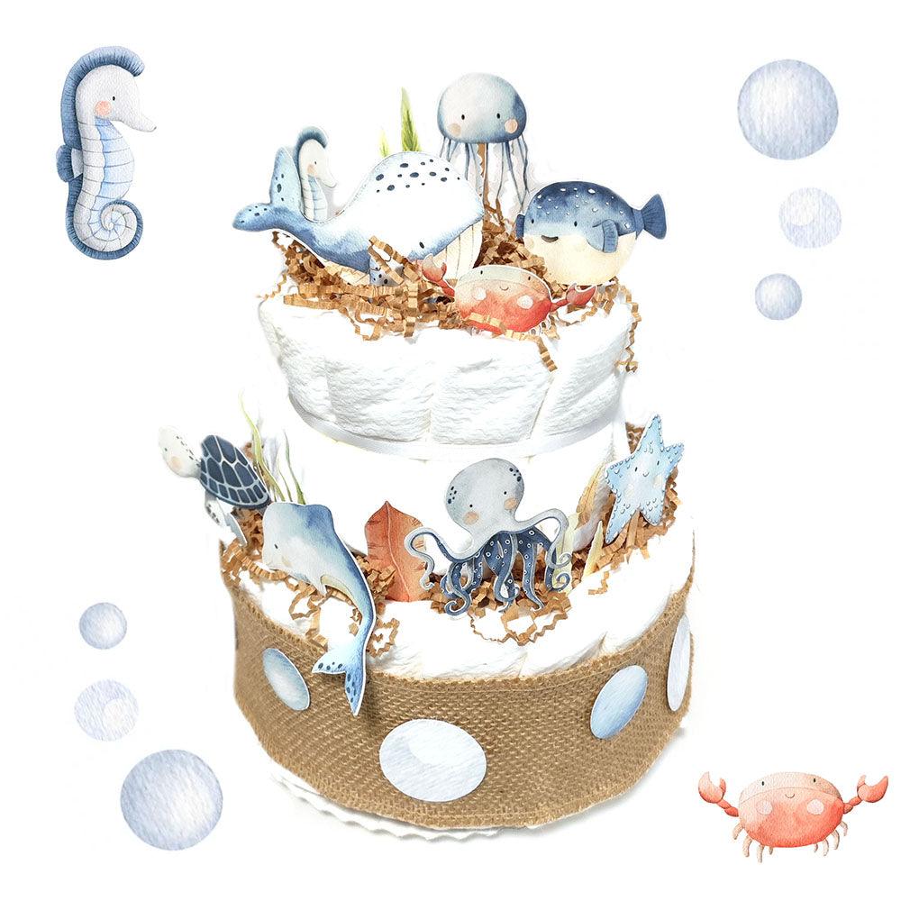 Tarta de Pañales Sea - Nanetes #