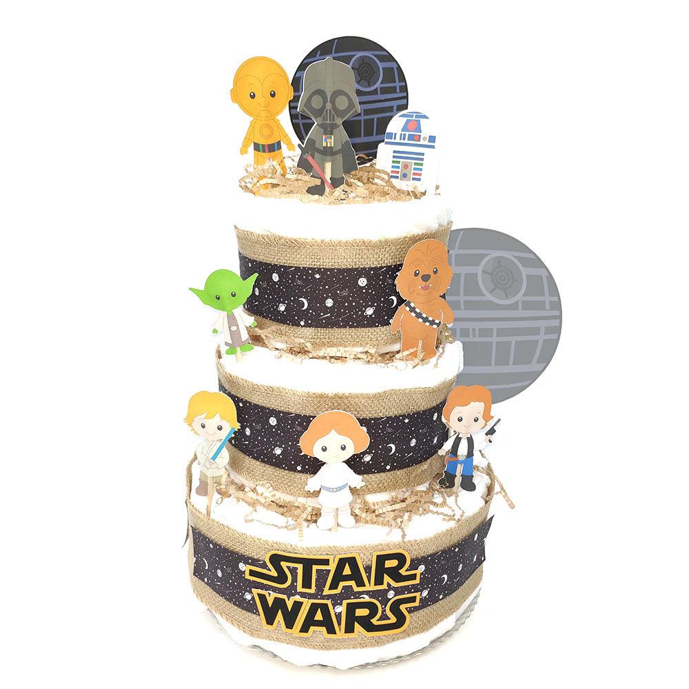 Tarta de Pañales Star Wars - Nanetes #