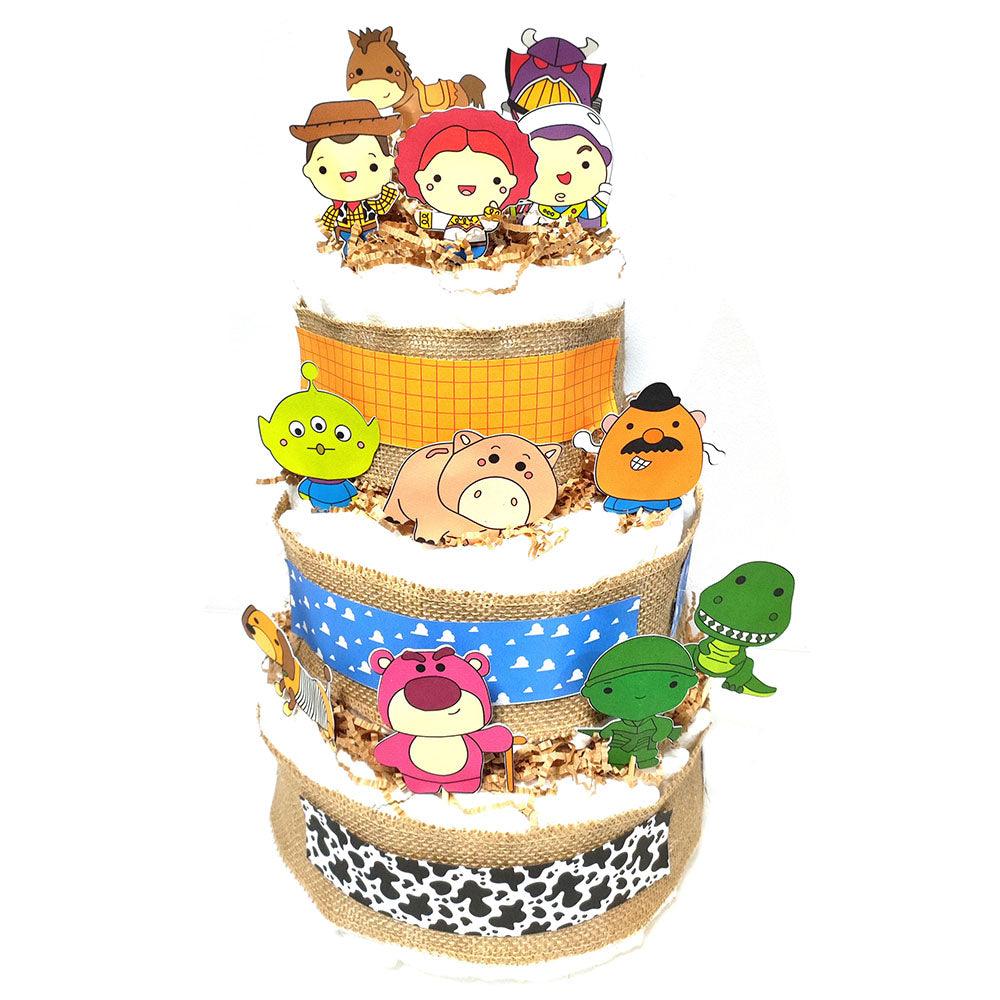 Tarta de Pañales Toy Story - Nanetes #