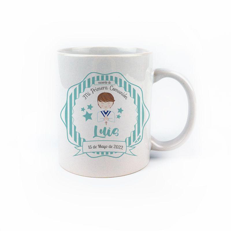 Taza detalle comunión niño - Nanetes #