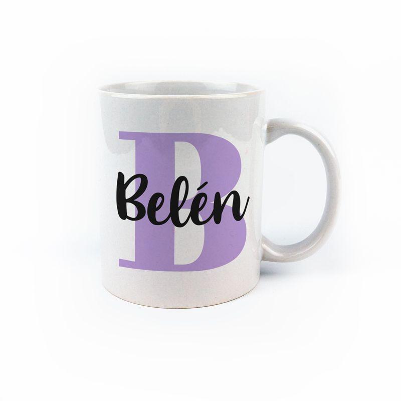 Taza Personalizada Inicial Colores - Nanetes #