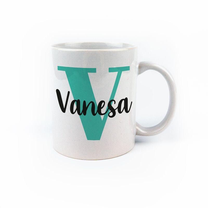 Taza Personalizada Inicial Colores - Nanetes #