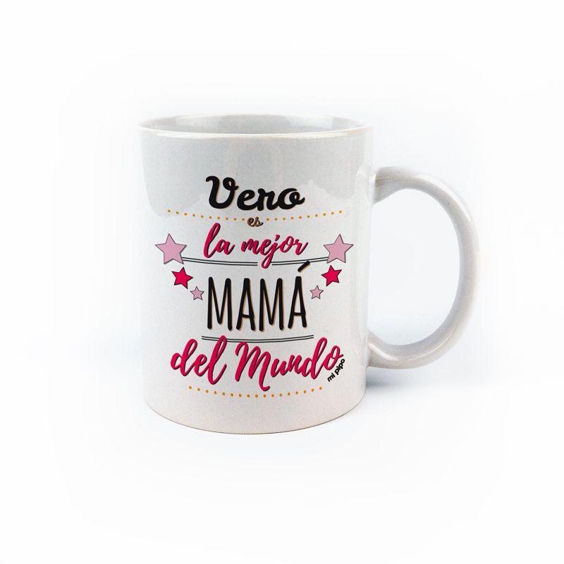 Taza Personalizada La mejor mama del mundo - Nanetes #