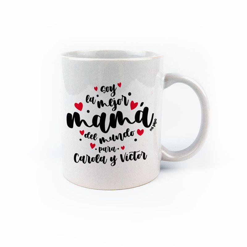 Taza Personalizada La mejor Mamá del mundo - Nanetes #
