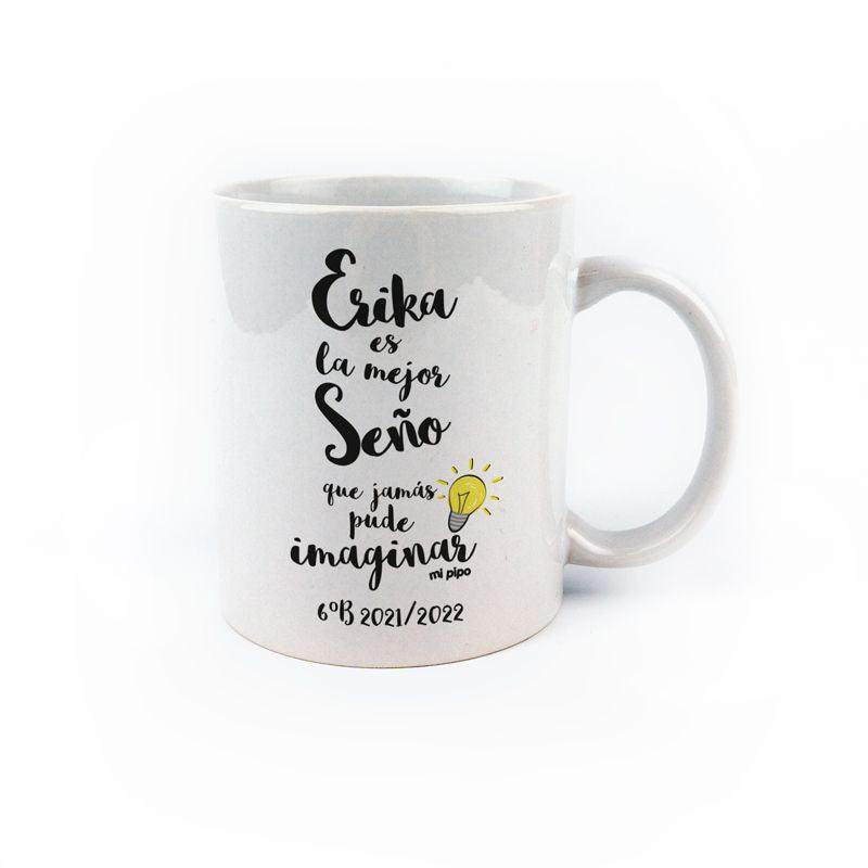 Taza Personalizada la mejor seño - Nanetes #